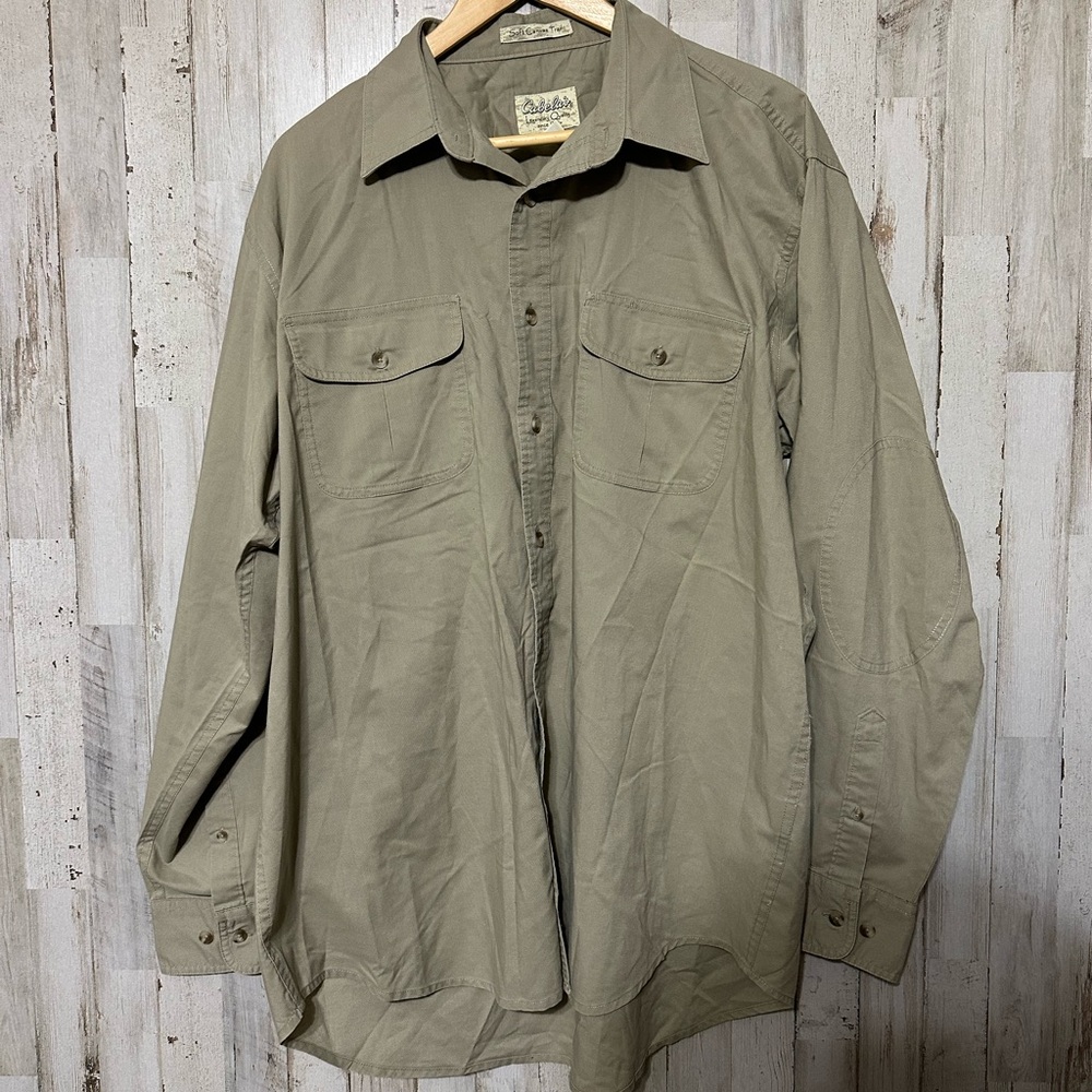 Men’s Cabalas Large Tall Button Down Shirt